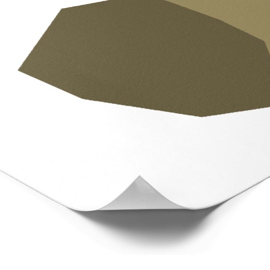 Giraffe Illustration Poster (Ecke)