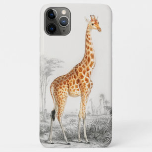 Giraffe Illustration Vintage Kunstdrucke Case-Mate iPhone Hülle