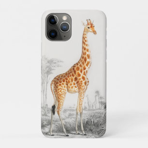 Giraffe Illustration Vintage Kunstdrucke Case-Mate iPhone Hülle