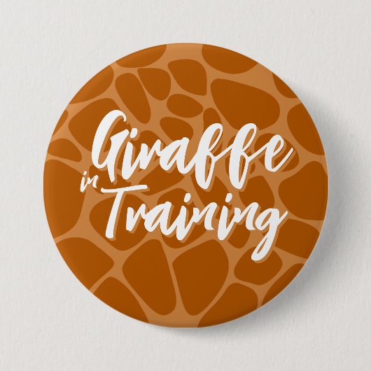 Giraffe im Button Training (Vorderseite)