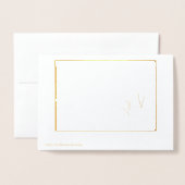 Giraffe im Schnee Weihnachtskarte Folienkarte (Rückseite mit Umschlag)