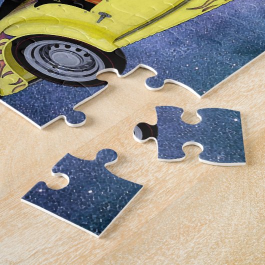 Giraffe im Weltraumpuzzle Puzzle (Seite)