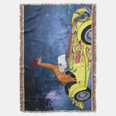 Giraffe im Weltraumwirbel Decke (Vorderseite Vertikal)