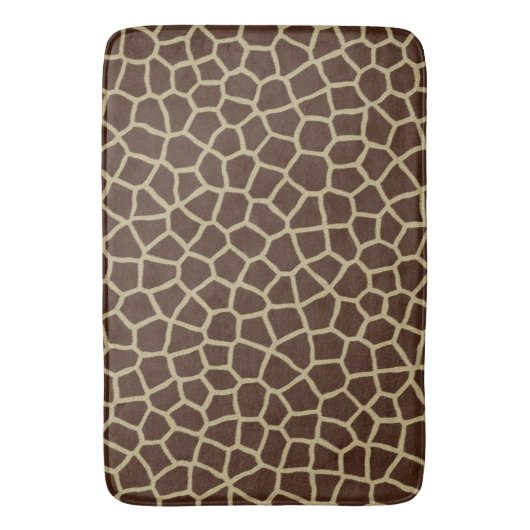 Giraffe-Imitate-Fellbadematte Badematte (Vorderseite Vertikal)