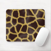 Giraffe Imitate Fur Maus Pad Mousepad (Mit Mouse)