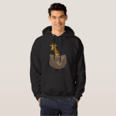 Giraffe In A Pocket Tall Animal Safari Hoodie (Vorne ganz)