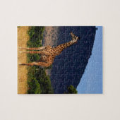 Giraffe in Afrika Puzzle (Horizontal)