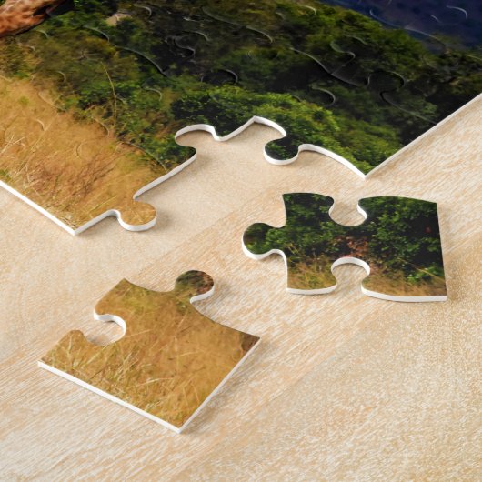 Giraffe in Afrika Puzzle (Seite)