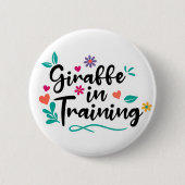 "Giraffe in Ausbildung" V1 Button (Vorderseite)