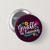 "Giraffe in Ausbildung" V2 Button (Vorne & Hinten)