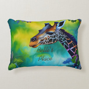 Giraffe in den Bäumen Dekokissen