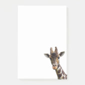 Giraffe in der Corner Post It Notes Post-it Klebezettel (Vorderseite)