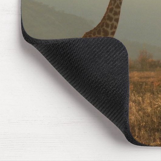 Giraffe in der Savannah Mousepad (Ecke)