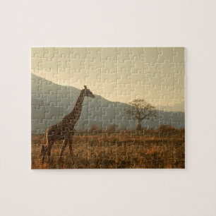 Giraffe in der Savannah Puzzle