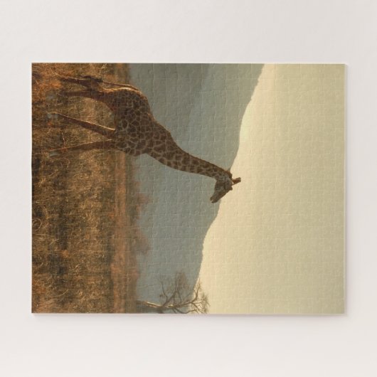 Giraffe in der Savannah Puzzle (Horizontal)
