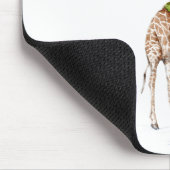 Giraffe in einem Scarf Mousepad (Ecke)