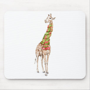 Giraffe in einem Scarf Mousepad