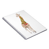 Giraffe in einem Scarf Notizblock (Rechte Seite)