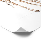 Giraffe in einem Scarf Poster (Ecke)