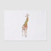 Giraffe in einem Scarf Seidenpapier (Vorderseite)