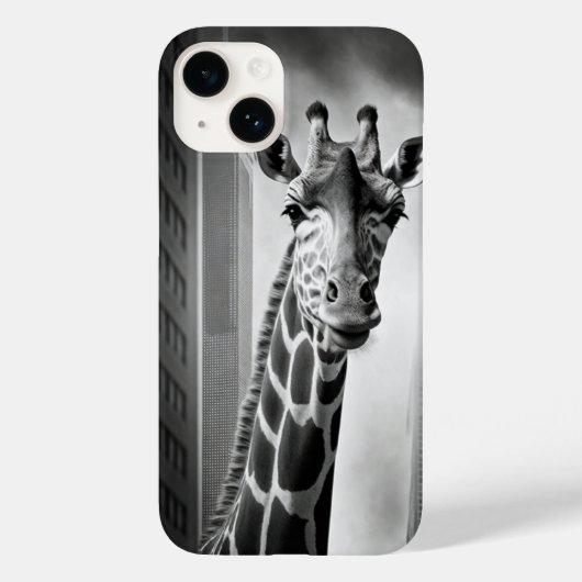 Giraffe in einem Stadtbild Case-Mate iPhone Hülle (Rückseite)
