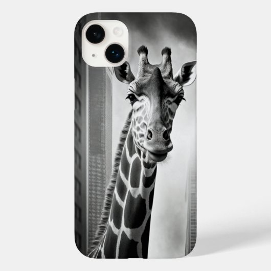 Giraffe in einem Stadtbild Case-Mate iPhone Hülle (Rückseite)