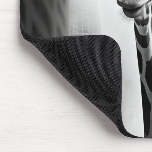 Giraffe in einem Stadtbild Mousepad (Ecke)