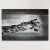Giraffe in einem Stadtbild Puzzle (Horizontal)