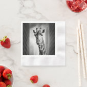 Giraffe in einem Stadtbild Serviette (Beispiel)