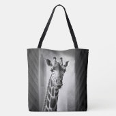 Giraffe in einem Stadtbild Tasche (Rückseite)