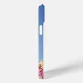 Giraffe in funkelnd-rosa Hut Case-Mate iPhone Hülle (Rückseite / Rechts)
