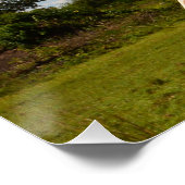 Giraffe in funkelnd-rosa Hut Poster (Ecke)