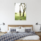 Giraffe in Kenia, Afrika Leinwanddruck (Insitu (Schlafzimmer))