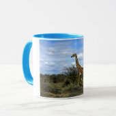 GIRAFFE IN KENIA AFRIKA TASSE (Vorderseite Links)