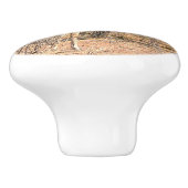 GIRAFFE IN NATÜRLICHER HABITAT (BOTSWANA) KERAMIKKNAUF (Seitenansicht)