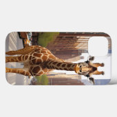 Giraffe in NYC Case-Mate iPhone Hülle (Rückseite (Horizontal))