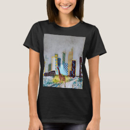 Giraffe in Serengeti - Beton-Dschungel T-Shirt