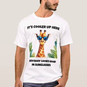 Giraffe in Sonnenbrille T-Shirt - Klimaklima Spaß