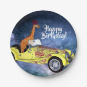 Giraffe in Space Party Paper Teller (Vorderseite)