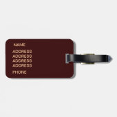 Giraffe Incognito Gepäckanhänger (Rückseite horizontal)