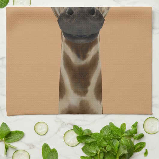 Giraffe Incognito Geschirrtuch (Gefaltet)