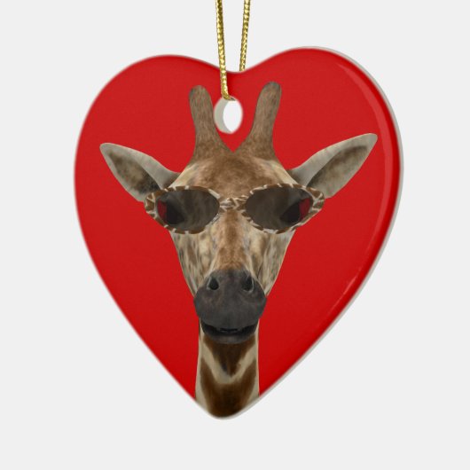 Giraffe Incognito Keramikornament (Links)