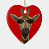 Giraffe inkognito keramikornament (Rechts)