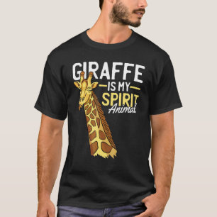 Giraffe ist mein Geist Tiersafari Wink T-Shirt
