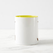 Giraffe J Zweifarbige Tasse (Mittel)