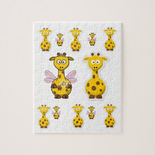 Giraffe Jigsaw Puzzle (Vertikal)