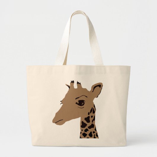 Giraffe Jumbo Stoffbeutel (Vorne)
