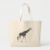 Giraffe Jumbo Stoffbeutel (Vorne)