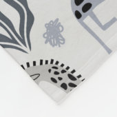 Giraffe Jungle Fleece Blanket (Ecke)