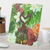 Giraffe Jungle in Liebe Sockelschild (In Situ)